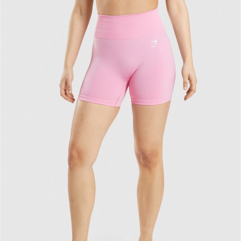 Gymshark Vital Seamless 2.0 Shorts in Sorbet Pink Marl
